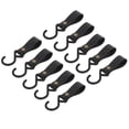 thumbnail image 4 of Leather S Hangers, Multifunctional High Load Bearing Capacity Compact Portable Leather S Hooks  For Outdoor Black,Brown, 4 of 8