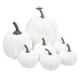 thumbnail image 4 of 7x calabazas artificiales, modelo de fruta decorativa de Acción de Gracias, calabazas decorativas de para mantel de mesa del Festival de Acció, 4 of 8
