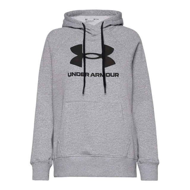 Sudadera Under Armour Logo Rival Fleece Mujer Deportivo gris L 1356318 035
