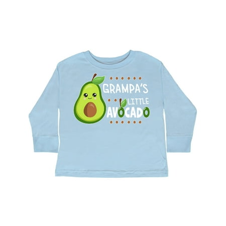 

Inktastic Grampa s Little Avocado with Cute Baby Avocado Gift Toddler Boy or Toddler Girl Long Sleeve T-Shirt