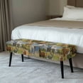 thumbnail image 2 of POLERO Wild Horse Dining Bench Covers, Stretch Cushion Covers Removable Washable Bench Slipcover, Animal Themed Rectangle Seat Protector for Dining Room, Living Room, Bedroom, Kitchen, 2 of 7
