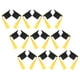 thumbnail image 2 of 24 adornos para birretes de graduación, mini birretes con borlas, adornos para cupcakes de graduación 2025, decoraciones para tartas de la clase 2025, suministros para recuerdos de fiesta de graduac, 2 of 5