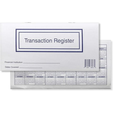 Checkbook Registers for Personal Checkbook, Transactions Ledgers, Pack of 10, 2023-2024-2025