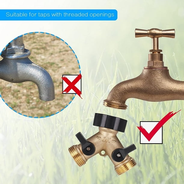 Grifo Doble Jardin GRIFO DE JARDIN DE DOBLE SALIDA 12 34 GRIFO DE