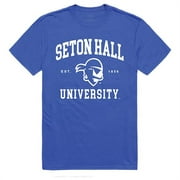 W Republic Apparel  Seton Hall University Seal Tee - Royal - Medium