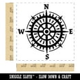 thumbnail image 2 of Nautical Compass Self-Inking Rubber Stamp Ink Stamper - Blue Ink - Large 1-1/2 Inch, 2 of 7