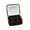 Black, variant on Travel Makeup Case with LED Light, Portable Makeup Organizer, Removable LED Mirror with Adjustable Natural/Warm Light, 360° Rotation, 2000mAh Battery, 6 Removable EVA Partitions, Brush Holder