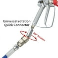 thumbnail image 5 of 4X Airless Straight Hose Swivel Connector Universal 360 Quick Joint Fittings Air Hose Quick Coupler Airless Paint, 5 of 5
