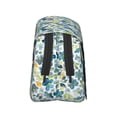 thumbnail image 3 of Sikiie Floral In Blue Print Flip Double-layer Pencil Case, All-purpose Stationery Bag for Study and Office, Zipper Design, Unisex, 3 of 7
