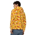 thumbnail image 4 of Kdxio Hot Chilli Print Men Hoodies Casual Hoodies for Men with Zip Pockets Full Zip Long Sleeve Sweatshirt Sports Hooded Jacket-3X-Large, 4 of 5