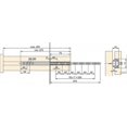 thumbnail image 2 of Pack Of 5 Pairs Slides/ball Slides Extract Part 17mm X 278mm For Drawer, 2 of 2