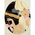 thumbnail image 2 of Wegener, Gerda 15x18 Black Ornate Wood Framed with Double Matting Museum Art Print Titled - Elegant Lady, 2 of 4