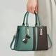 thumbnail image 5 of pstuiky Bolso tote para mujer, bolso de mano de gran capacidad, de piel suave, elegante, con diseño patchwork y múltiples capas., 5 of 6