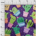 thumbnail image 2 of oneOone Velvet Purple Fabric Kawai Craft Projects Decor Fabric Printed By The Yard 58 Inch Wide, 2 of 5
