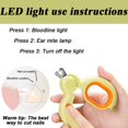 thumbnail image 5 of Cortaúñas para mascotas, cortaúñas para gatos con luz LED, evita cortar demasiado las uñas de gato para gatos de interior, apto para perros y gatos pequeños (verde), 5 of 5
