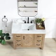 thumbnail image 5 of Javier 42" Bath Vanity in Spruce Antique Brown with White Grain Composite Stone, 5 of 18