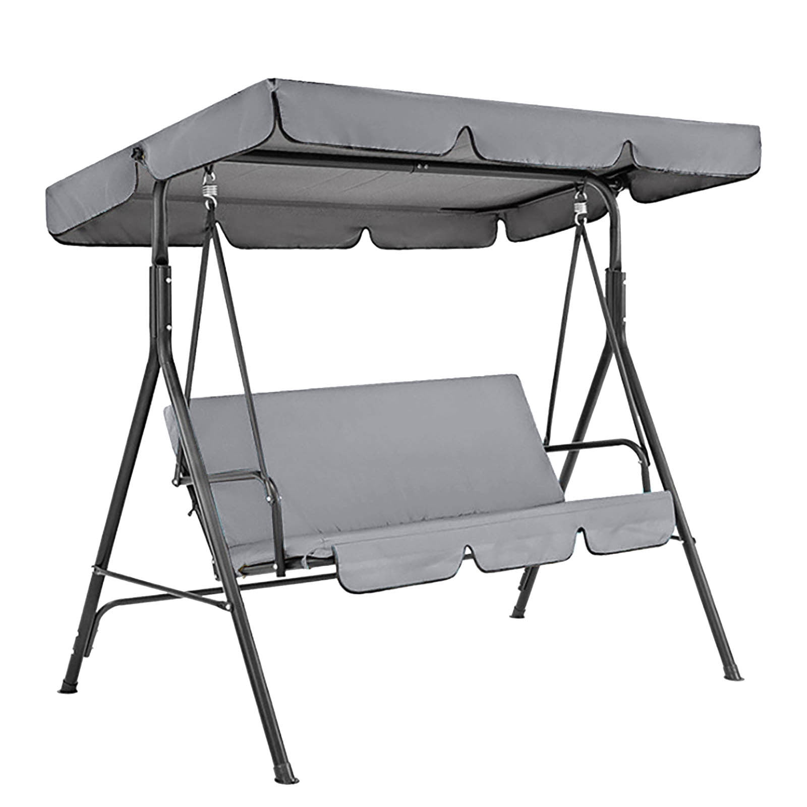 Iumwxz Patio and Garden Collections Patio Swing Replacement Cover Set Waterproof 210D Polyester Fabric Outdoor Furniture Cushion Protector for Courtyard Garden Seating Area