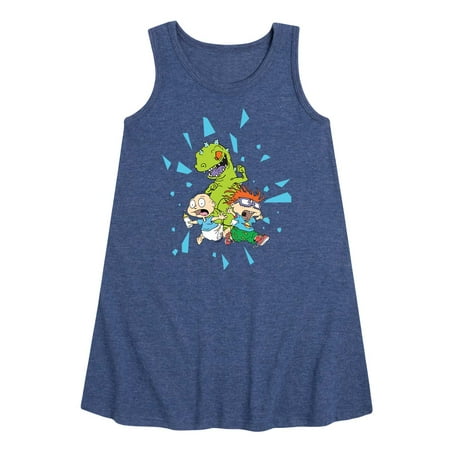 

Rugrats - Run - Toddler and Youth Girls A-line Dress