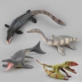 thumbnail image 3 of Educational Plastic Simulated Plesiosaurus Mosasaurus Pterosaur Dinosaur Model Kids Biological Toy Gift, 3 of 9