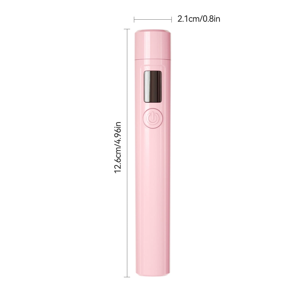 Mini UV LED Nail Lamp, Rechargeable Handheld Flash Cure Light Pen with Magnetic Stand, Portable Quick Dryer for Gel Polish, DIY Home Manicure & Travel(pink）