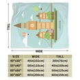 thumbnail image 4 of XMXY Fleece Throw Blanket for Couch, London Watch Landmark Lightweight Plush Fuzzy Cozy Soft Bed Blankets and Throws for Sofa, 50"x40" inches, 4 of 8