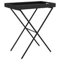 thumbnail image 5 of vidaXL Table Pliante Noire 65x40x75 cm en Poly Rotin, 5 of 5