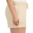 thumbnail image 4 of Hilary Radley Women's Lightweight Pull on Tencel Short, Tan, X-Large, 4 of 6
