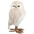 thumbnail image 4 of Standing Winter Owl Christmas Figure - 12.25" - Cream and White, 4 of 7