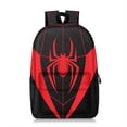 thumbnail image 1 of Mochila escolar de personajes de dibujos animados de Los Vengadores de Disney para niños, mochila escolar de Anime, mochila reductora de carga con impresión 3D de poliéster Fivean  unisex, 1 of 2