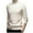 Beige, variant on cfhntfmh Men's Turtleneck Sweater Slim Fleece Lined Long Sleeve Pullover Sweaters Soft Lightweight Fall Winter Sweaters