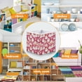 thumbnail image 5 of Cabinet Storage Basket 11.02x11.02x11.02 Inches Storage Box Foldable, Storable and Easy to Assemble ，Open Home Storage Bins ，Closet Storage Bins Pink Cartoon Santa Claus, 5 of 8