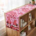 thumbnail image 6 of Table Runners 90 Inches Long Dress Scarves, Valentine's Day Farmhouse Coffee/Dining/Kitchen Table Runner for Living Room, Gnomes Roses Loves Romantic Watercolor 13x90 Inch, 6 of 9