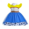 thumbnail image 4 of QEFJNO 1-6Y Princess Dress for Girls Birthday Gift Christmas Halloween Fancy Party Dress, 4 of 9