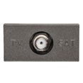 thumbnail image 1 of Toma Tv Coaxial Niessen 1 Modulo Antracita 1.6X7.9Cm, 1 of 3