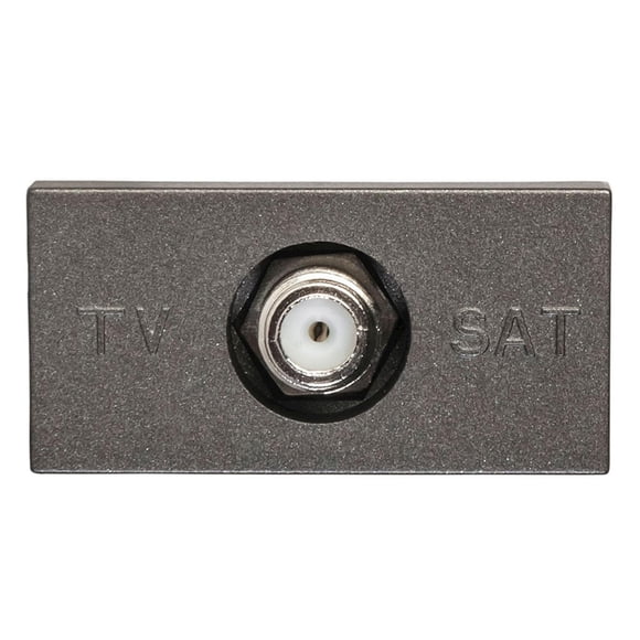 Toma Tv Coaxial Niessen 1 Modulo Antracita 1.6X7.9Cm