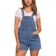 thumbnail image 1 of OVERALLS DE DENIM PARA MUJER ROPA REFINADA Tirantes Ajustables Casual Pantalones Cortos con Bolsillos XL Azul Cielo, 1 of 6