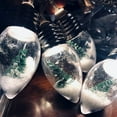 thumbnail image 5 of Zukuco Christmas Snow Globe String Lights 6.5 ft 10 LED Bulb Clear Bulbs Christmas Tree String Lights Battery Operated for Indoor Outdoor Home Wedding Christmas Patio Decor, 5 of 8