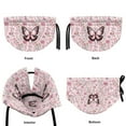 thumbnail image 3 of ZUXONGSY Pink Butterfly Tea Cosy Tea Cosy for Small Teapot with Elastic Band Teapot Protectors Coffee Pot Cover Easy to Install And Washable Personalized Design Gifts, 3 of 6