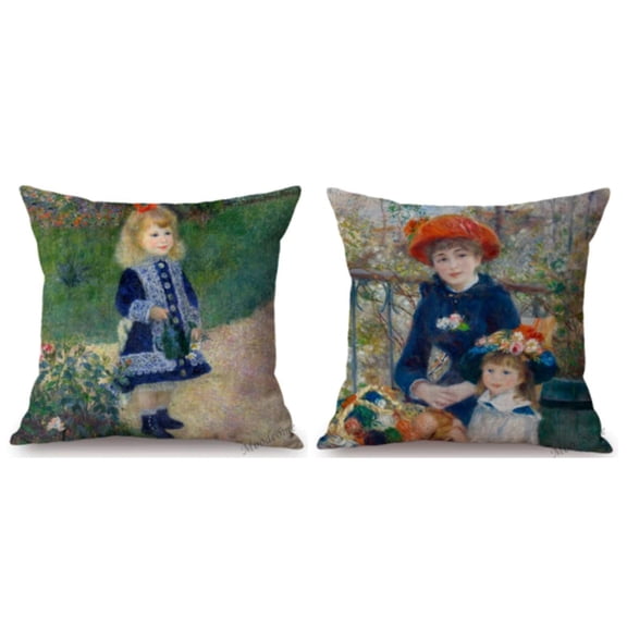 LINEL Renoir Pillow Covers Set of 2 Pillows Covers