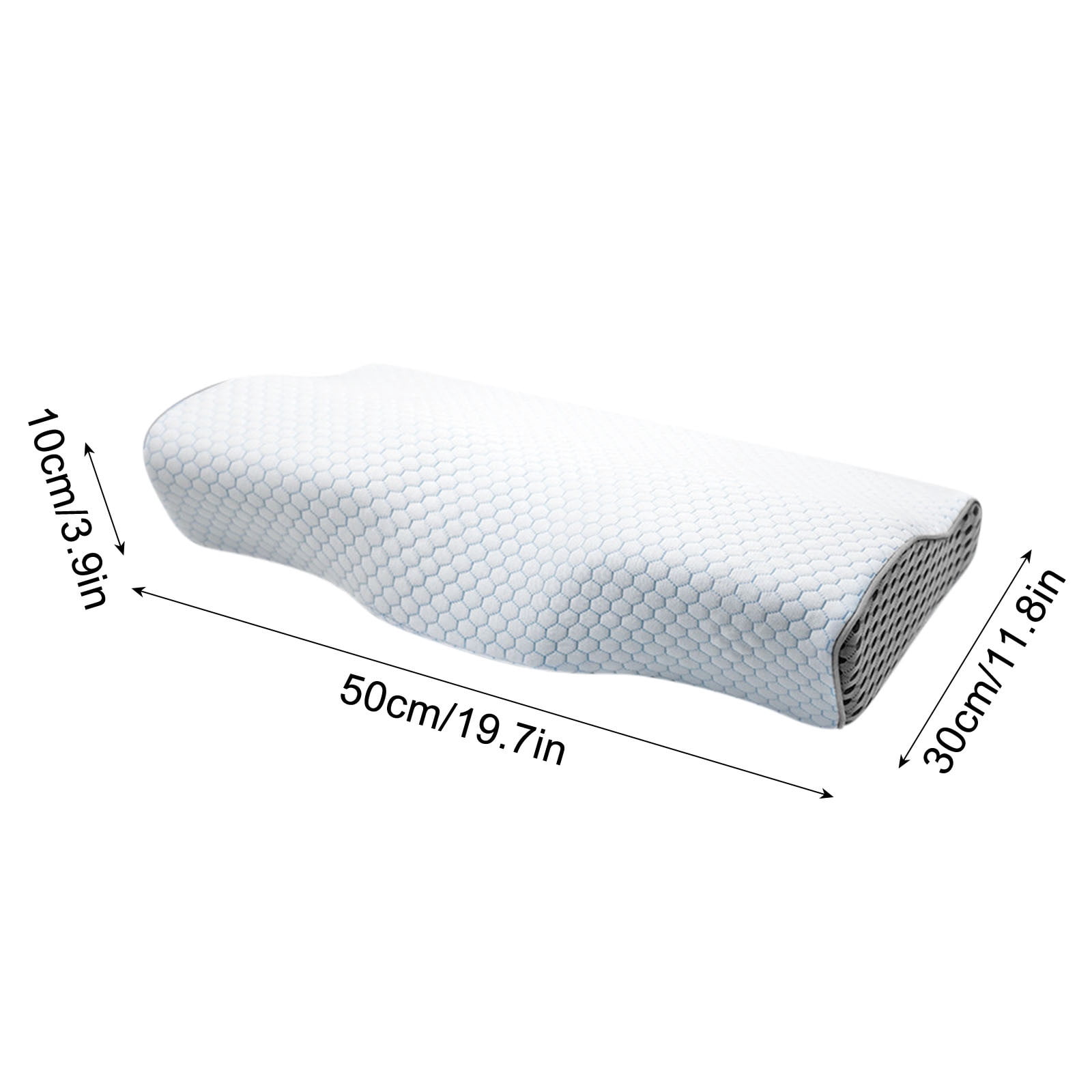 Feledorashia Memory Foam Pillow, Ergonomic Cervical Pillow for Neck Pain, Contour Pillow, Pillow for Neck and Shoulder Pain, Neck Pain Pillow, Side Sleeper Pillow for Shoulder Pain