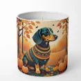thumbnail image 1 of Dachshund Fall Decorative Soy Candle, 1 of 1