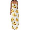 thumbnail image 2 of SMihono Robe d'Été Bohème pour Femmes Grande Taille Robes d'Été Décontractées Boho Imprimé Cerceau Robe Longue Maxi de Plage avec Poches, 2 of 5