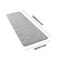 thumbnail image 3 of HLONK Vaidhai Bath Rug Runner Long Bathroom Rugs Large Size Bathroom Runner Rug 120*50cm Non-Slip Bath Rug Runner Extra Soft & Absorbent Thick Shaggy Floor Mats Machine Washable Red, 3 of 5