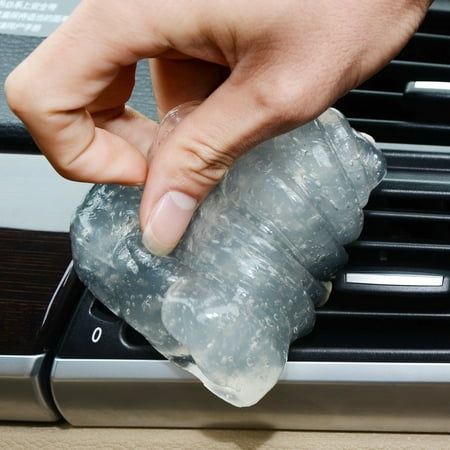 Auto Car Clean Glue Gum Gel Cleaning Air Outlet Vent Interior Keyboard (Best Way To Clean Car Interior Vinyl)