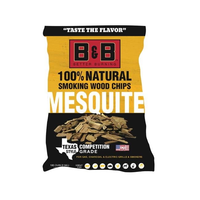 Down the Cove 500g Mesquite Wood Chips/Wood Dust for Hot Smokers/Smoking Ovens/BBQ