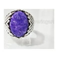thumbnail image 6 of Charoite Mans Ring, Natural Purple Charoite Ring, Oxidized Silver Jewelry, 925 Silver Ring, Birthday Gift, Heavy Mens Ring, Arabic Design, Ottoman Style Ring, Christmas, Turkey Mens Signet Ring, 6 of 6