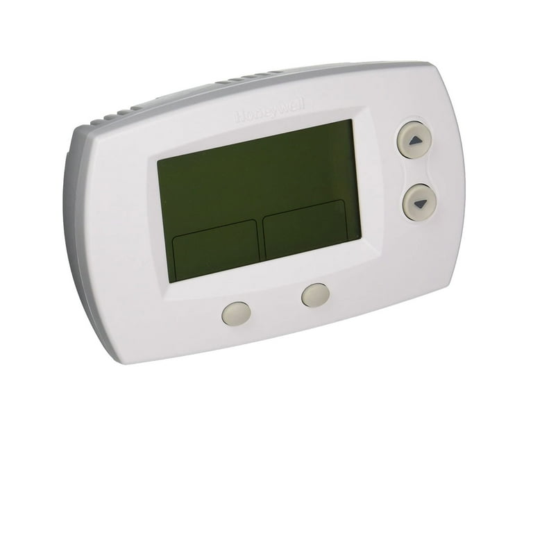 Honeywell TH5220D1029 Focuspro 5000 Non-Programmable 2 Heat and 2 Cooling  Thermostat - Kit with 4 AA Batteries - Walmart.com