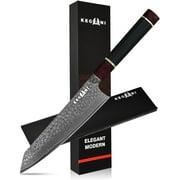 Kegani Kiritsuke Knife - 8 Inch Professional Japanese Chef's Knife 67 Layers Japanese VG-10 Damascus Steel Ultra-Sharp Kitchen Knives Gyuto Knife - Ergonomic Handle, Gift Box