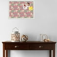 thumbnail image 3 of PinPix 26x18 Custom Cork Bulletin Board Bohemian Elephants Watermelon Poster Board Has a Fabric Style Canvas Finish, Framed in Bohemian Elephants Watermelon, by ArtToFrames (PinPix-1580), 3 of 5