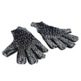 thumbnail image 2 of Guantes de portero de fútbol Nikou Guantes de fútbol transpirables profesionales antideslizantes Negro Número 9, 2 of 15